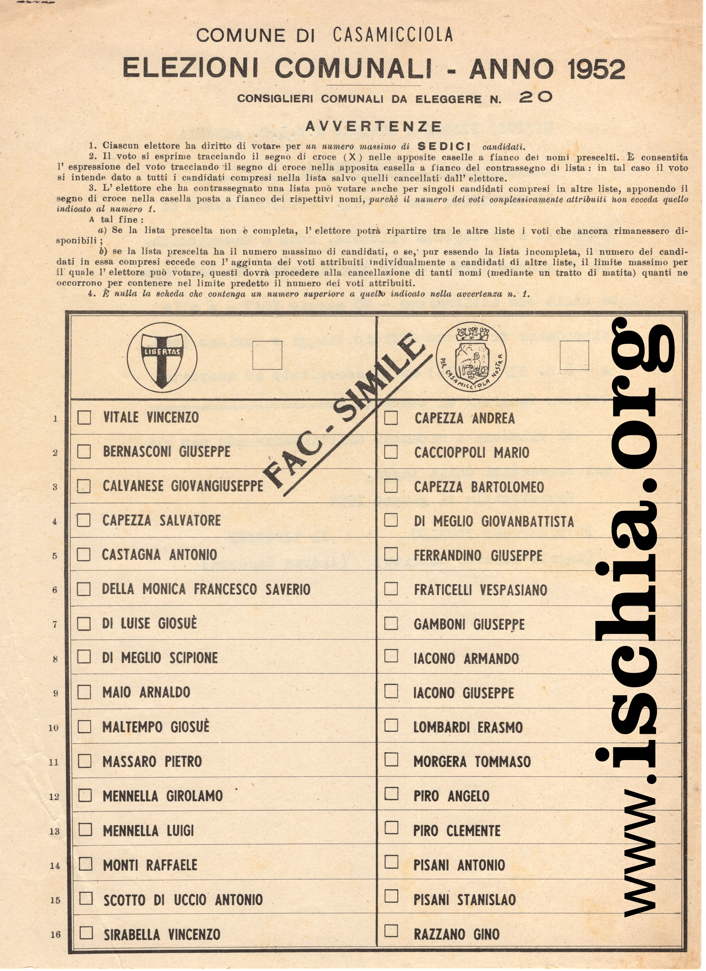 Casamicciola 1952